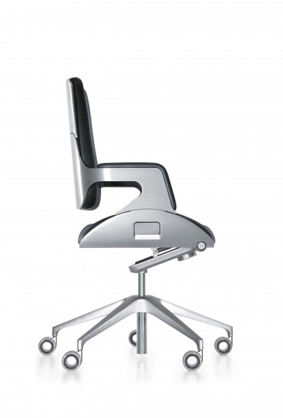 Interstuhl 262S Silver chair, middle high backrest