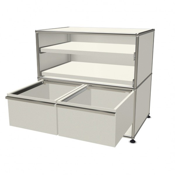 USM Haller shelf with pull-outs
