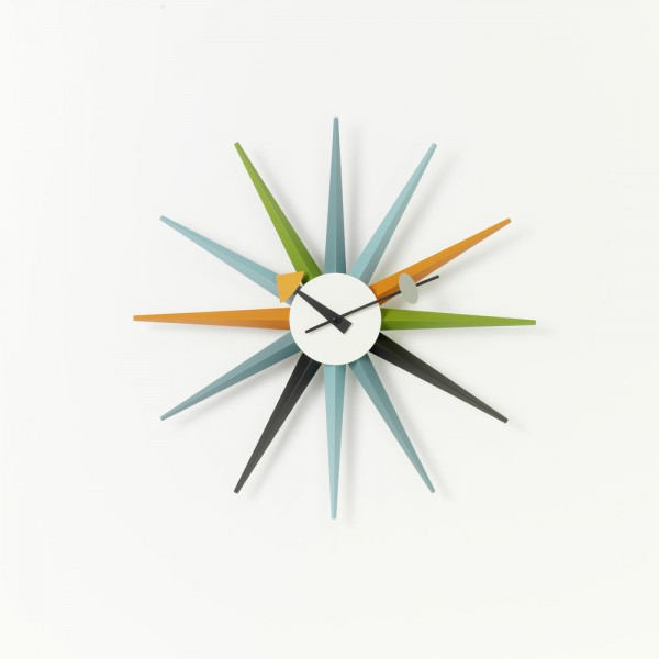 Vitra Sunburst Clock multicolored