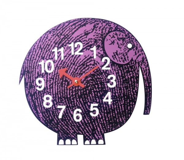 Elihu the Elephant wall clock